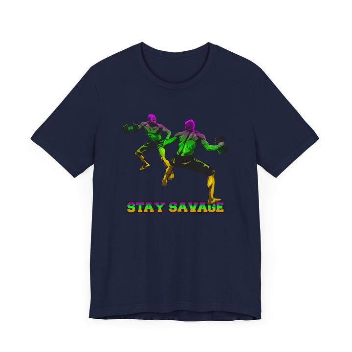 CG YELLOW GREEN PURPLE MAN VS MAN /STAY SAVAGE