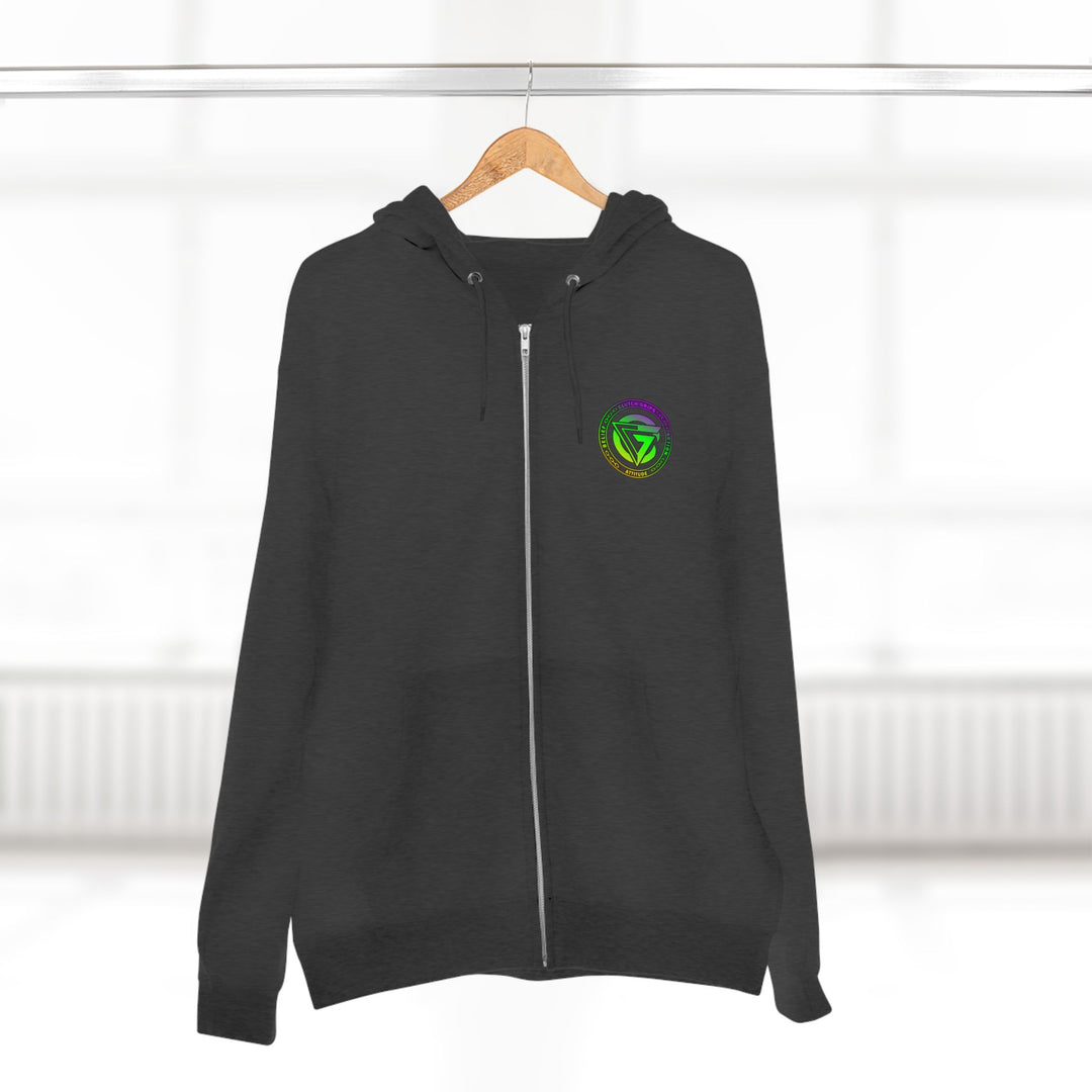 CG GRIP MASTER MAC YELLOW GREEN PURPLE /LIFT OR DIE ZIP UP
