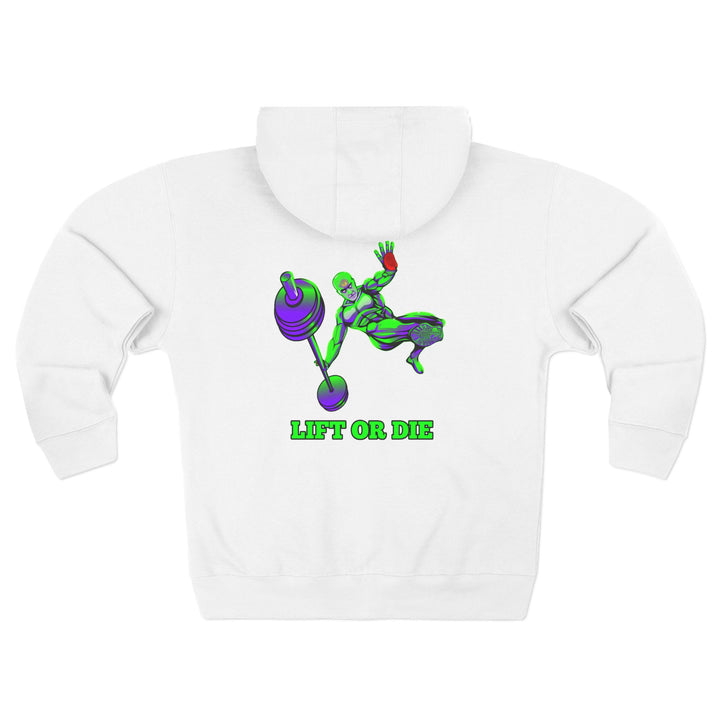 CG MAC JUMP PURPLE GREEN/LIFT OR DIE ZIP UP