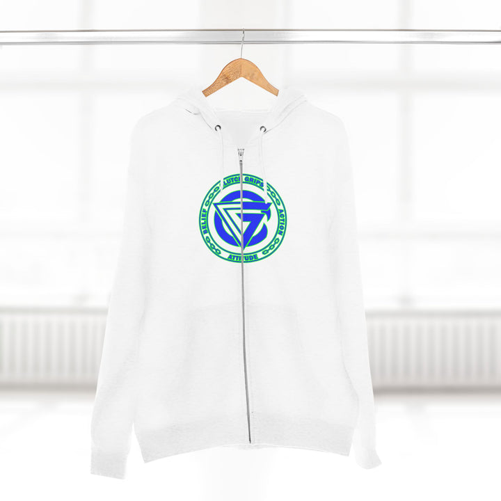 CG SKULLATOR BLUE GREEN /CLUTCHGRIPS ZIP UP