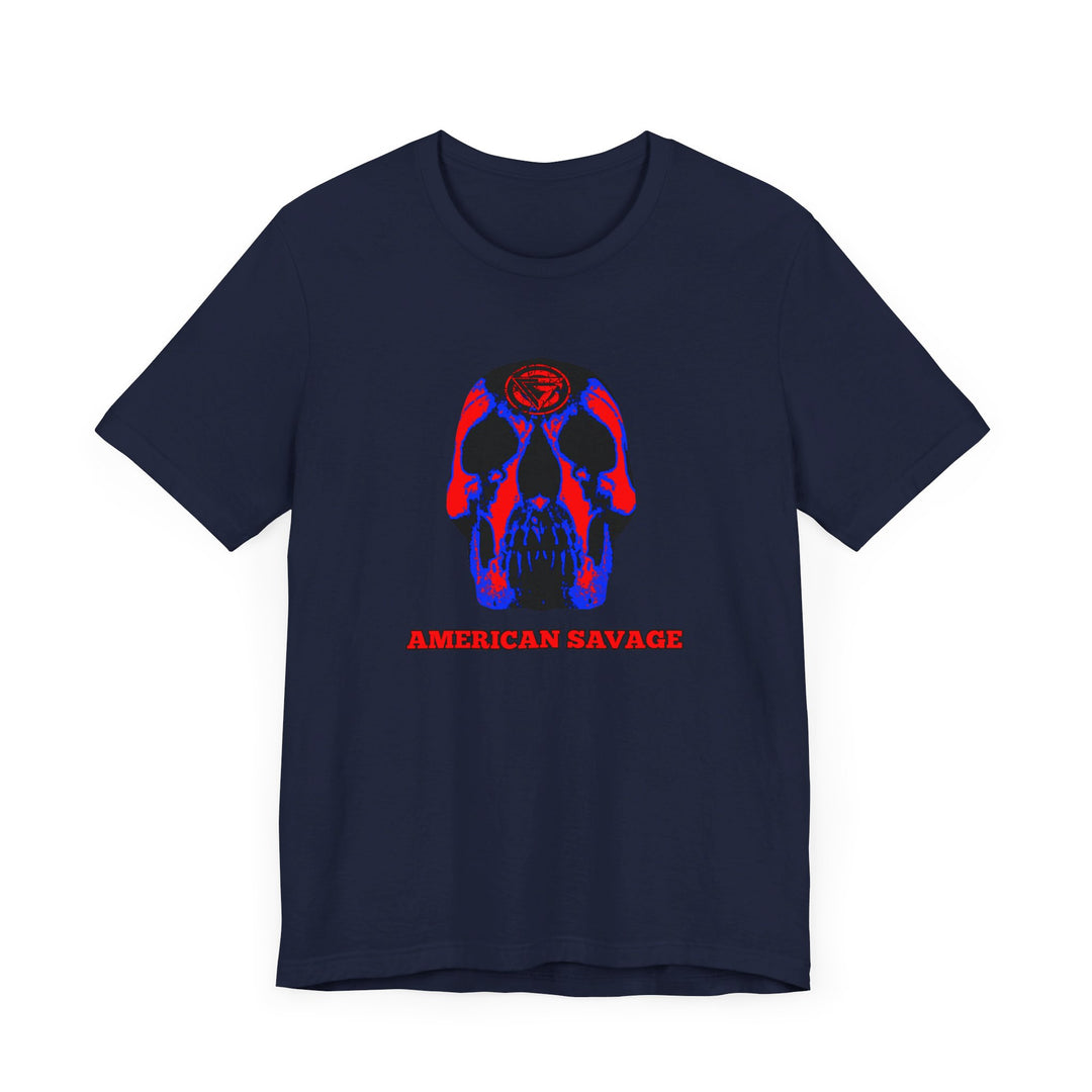 SKULLATOR RED BLUE /AMERICAN SAVAGE