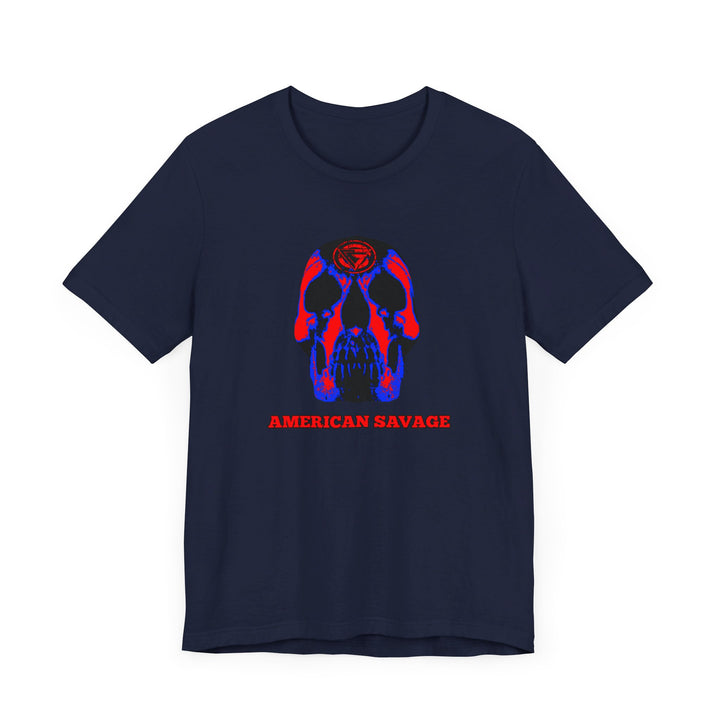 SKULLATOR RED BLUE /AMERICAN SAVAGE