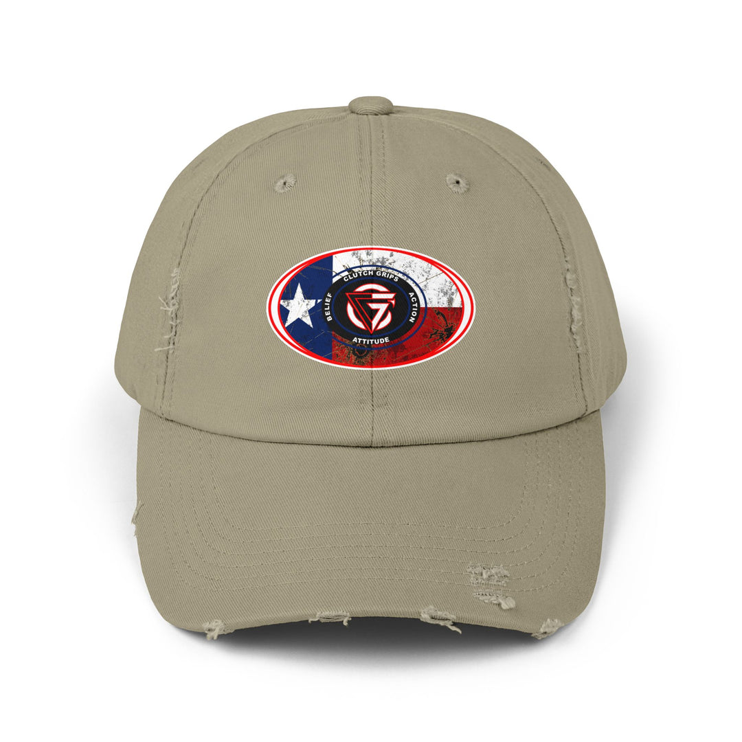 CG TEXAS FLAG LONE STAR OVAL CAP