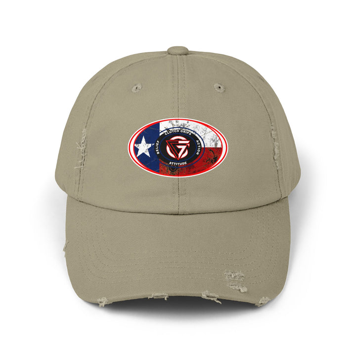 CG TEXAS FLAG LONE STAR OVAL CAP