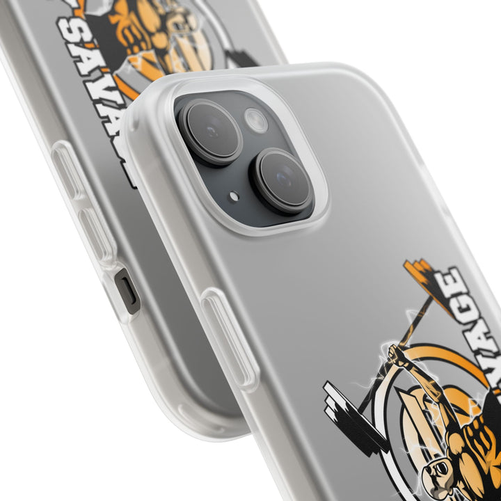 SPARTAN LIFT ORANGE WHITE PHONE CASE/STAY SAVAGE