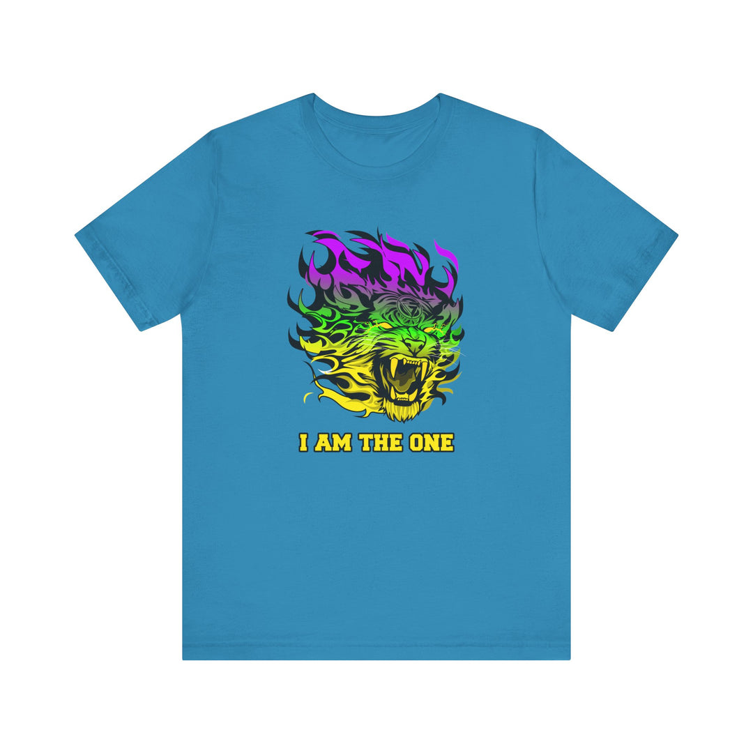 TIGER FLAME YELLOW GREEN PURPLE FADE/I AM THE ONE