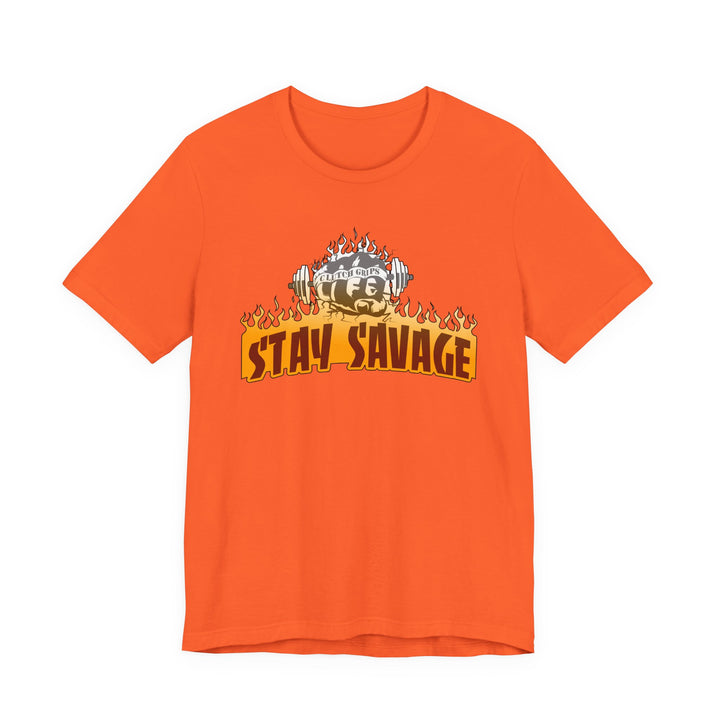 CG FIST WHITE ORANGE FADE /STAY SAVAGE