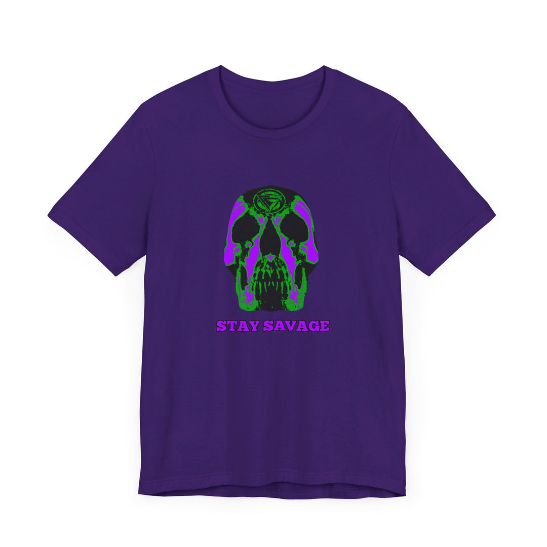 SKULLATOR PURPLE GREEN  /STAY SAVAGE