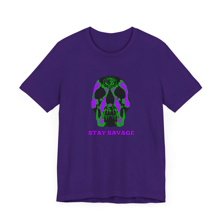 SKULLATOR PURPLE GREEN  /STAY SAVAGE