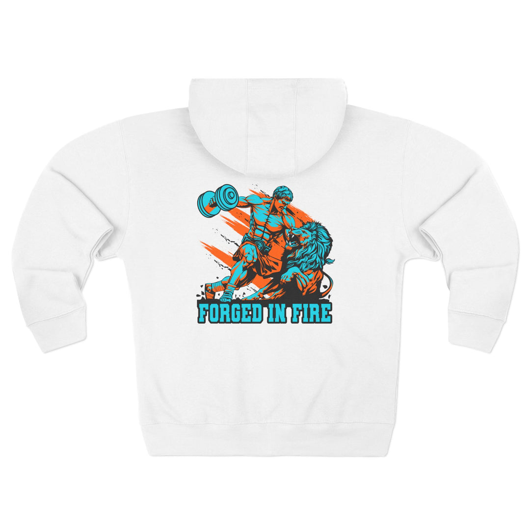 CG COLISEUM MAC VS LION MIAMI COLORS /FORGED IN FIRE ZIP UP