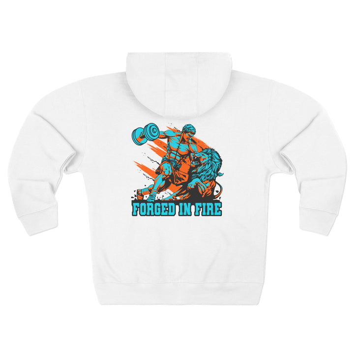 CG COLISEUM MAC VS LION MIAMI COLORS /FORGED IN FIRE ZIP UP