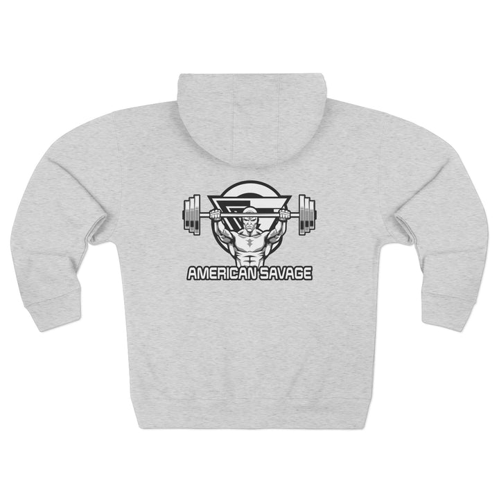 ENTER THE MAC BLACK WHITE/AMERICAN SAVAGE ZIP UP