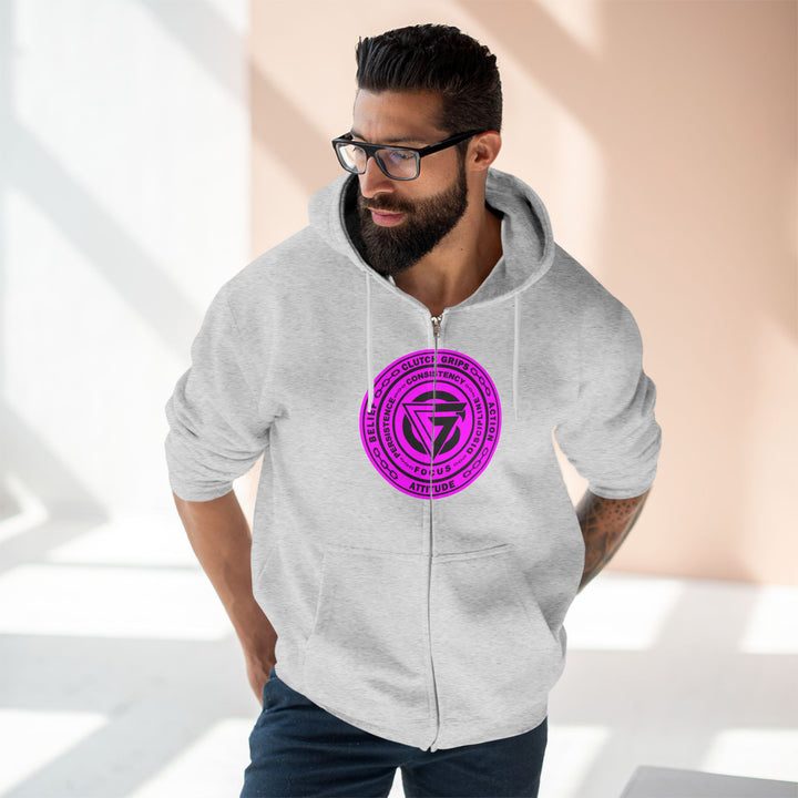 MAC WICK LIFT BURPLE 7 PILLARS FRONT /LIFT OR DIE ZIP UP