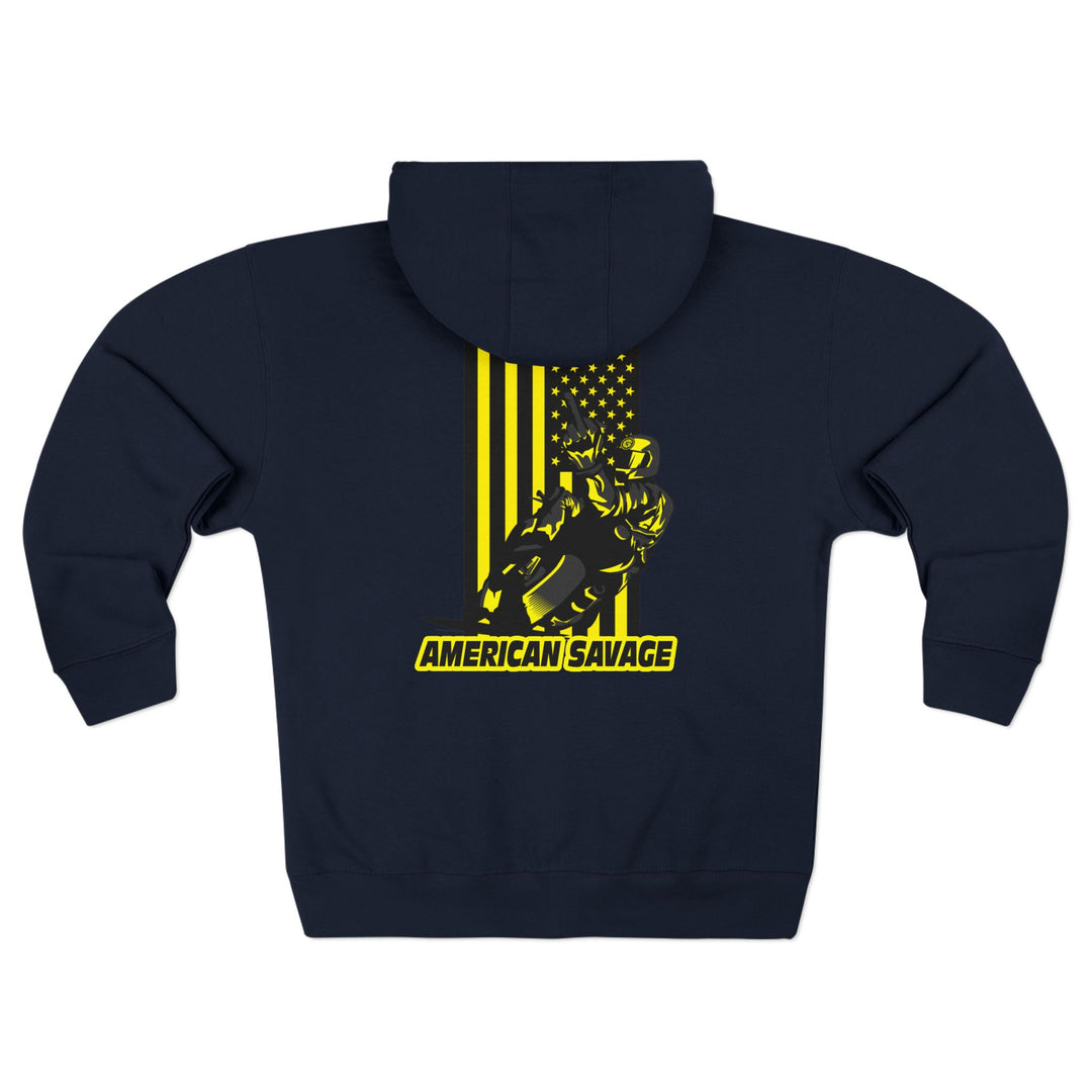 CG EZ RIDER YELLOW BLACK /AMERICAN SAVAGE ZIP UP