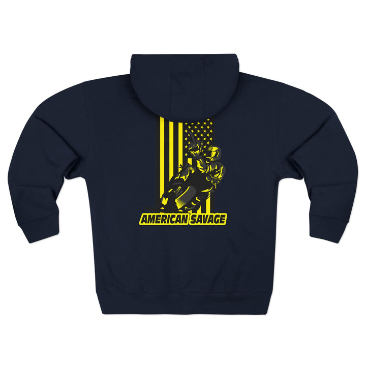 CG EZ RIDER YELLOW BLACK /AMERICAN SAVAGE ZIP UP