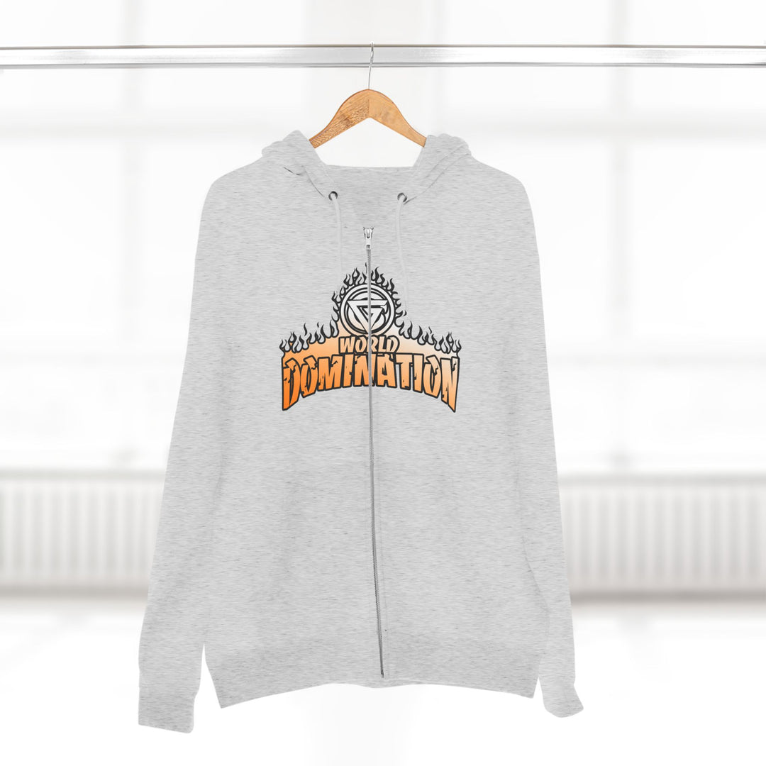 SPARTAN LIFT WHITE ORANGE FADE /READY FOR WAR ZIP UP