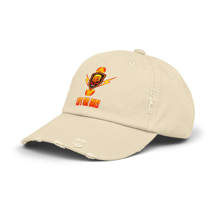 CG SKULL BELL SGL ORANGE GOLD /LIFT OR DIE CAP