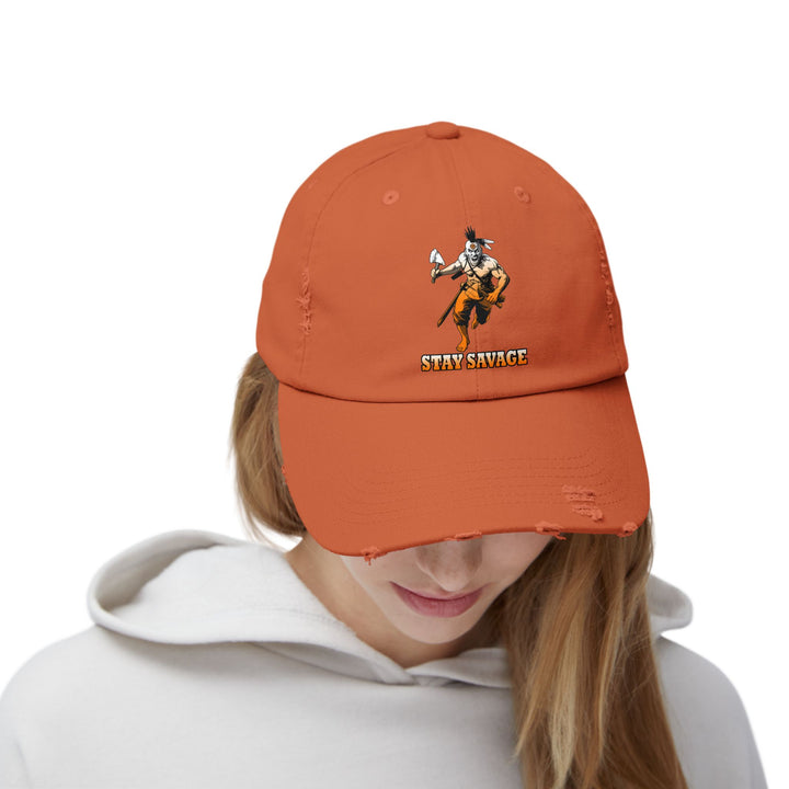 MAC BRAVE ORANGE WHITE FADE /STAY SAVAGE CAP