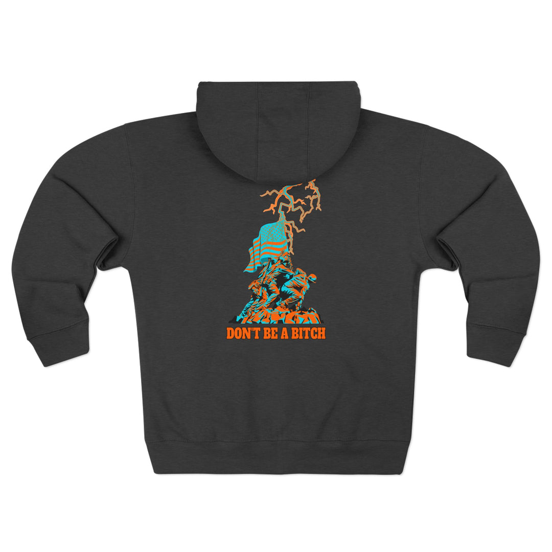 AMERICAN WARRIOR MIAMI COLORS /DONT BE A BITCH ZIP UP