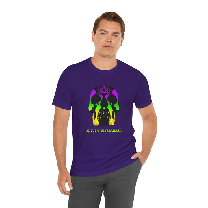 SKULLATOR YELLOW GREEN PURPLE /STAY SAVAGE