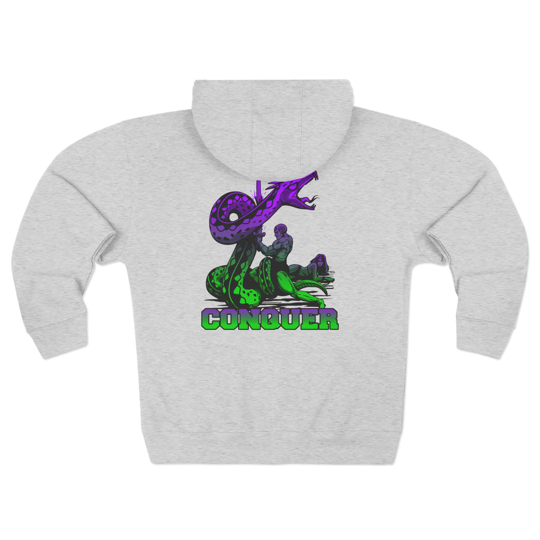CG SERPENT SLAYER PURPLE GREEN /CONQUER ZIP UP