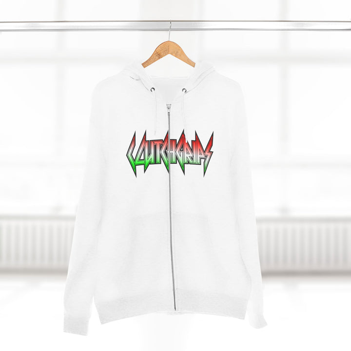 CG SKULL RED WHITE GREEN /READY FOR WAR ZIP UP