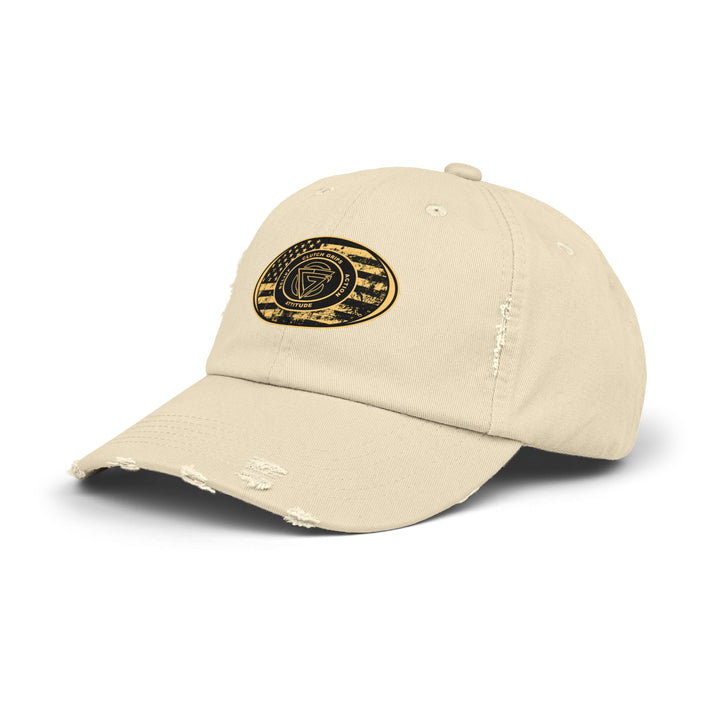 CG DESERT WAR DISTRESS OVAL FLAG CAP