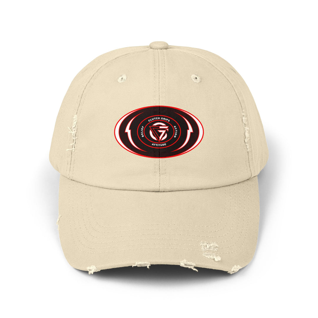 CG OVAL LOGO RED WHITE LIGHTNING ARCHES CAP