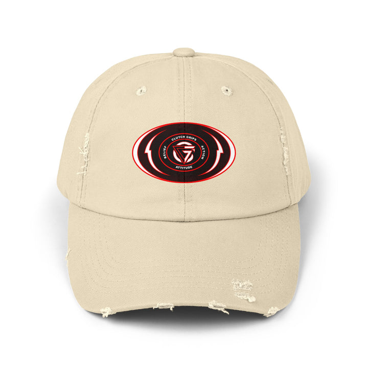 CG OVAL LOGO RED WHITE LIGHTNING ARCHES CAP