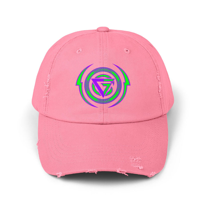 CG LOGO LIGHTNING ARCHES GREEN PURPLE/BELIEF ATTITUDE ACTION CAP