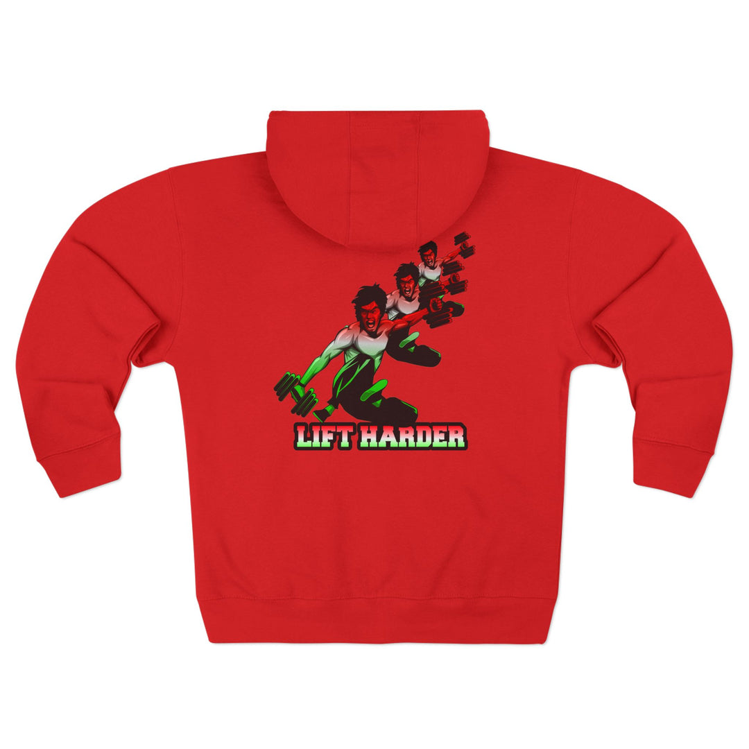 CG LIFT KICK RED WHITE GREEN FADE/LIFT HARDER ZIP UP