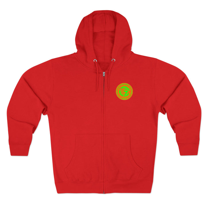 SPARTAN LIFT ORANGE GREEN  /STAY SAVAGE ZIP UP