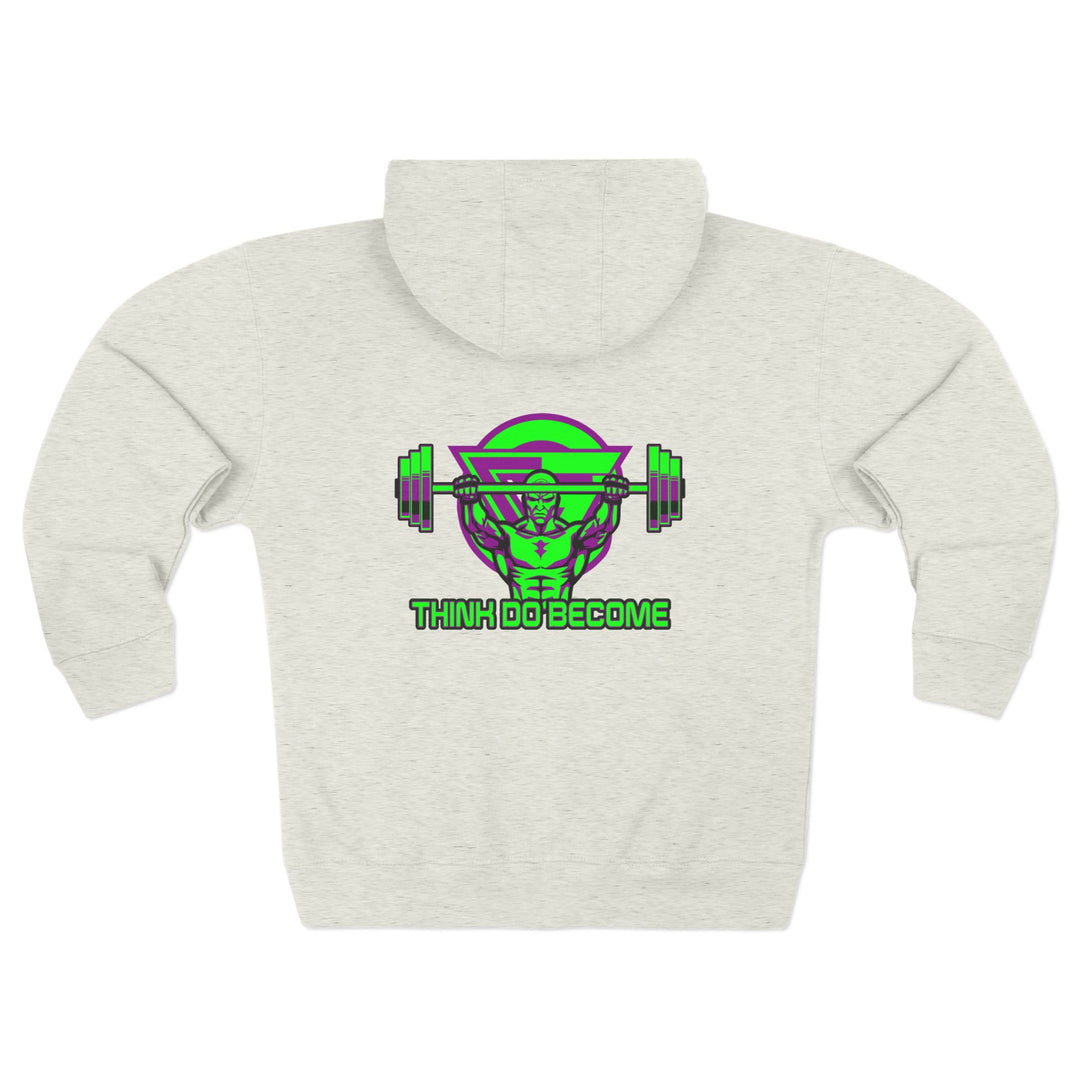 ENTER THE MAC PURPLE GREEN/THINK DO BECOME ZIP UP