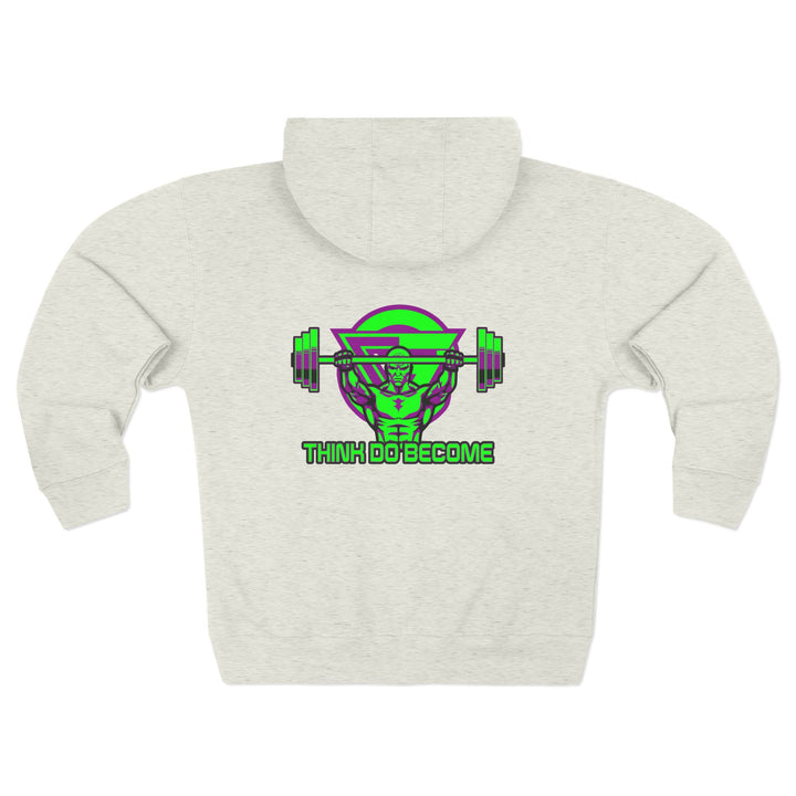 ENTER THE MAC PURPLE GREEN/THINK DO BECOME ZIP UP