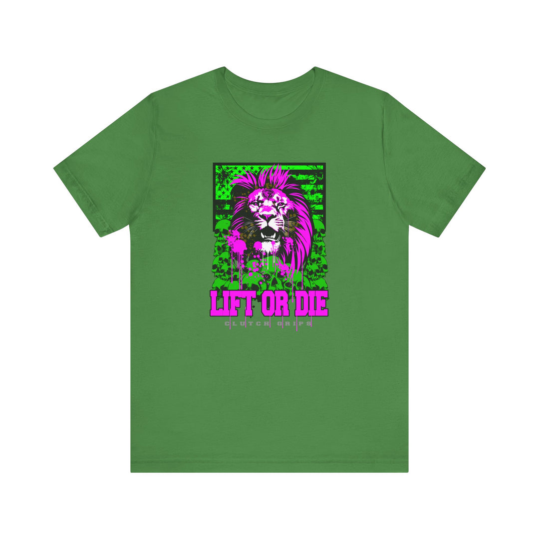 LION HEART PURPLEGREEN/LIFT OR DIE