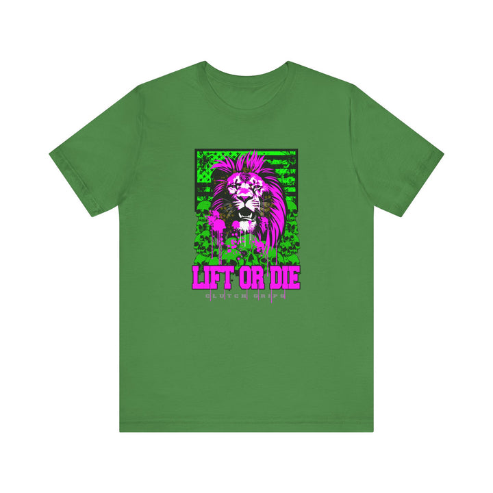 LION HEART PURPLEGREEN/LIFT OR DIE