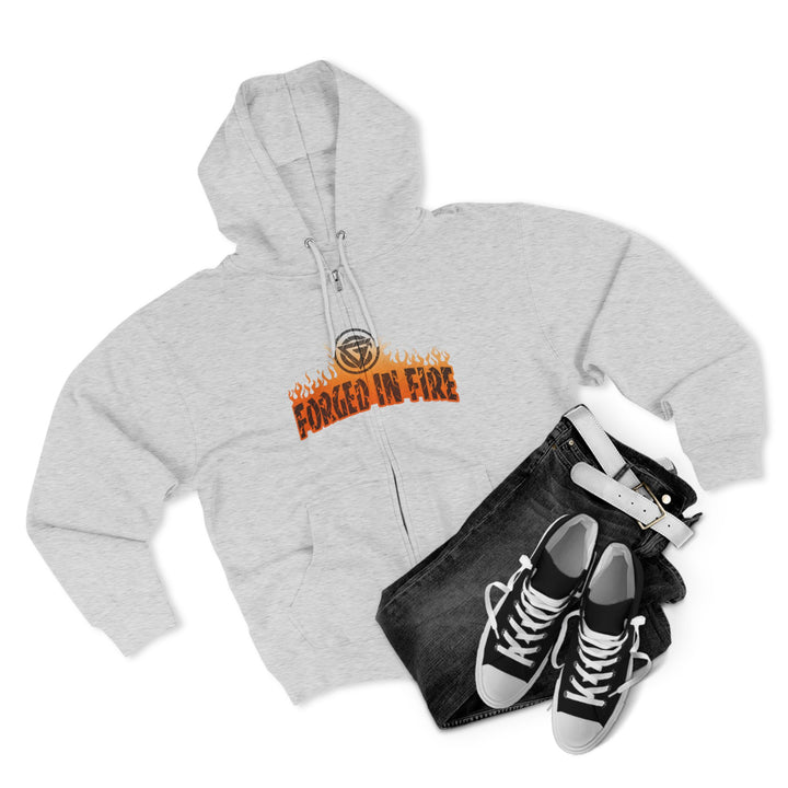 MAC VS SNAKE ORANGE WHITE FADE /LIFT OR DIE ZIP UP