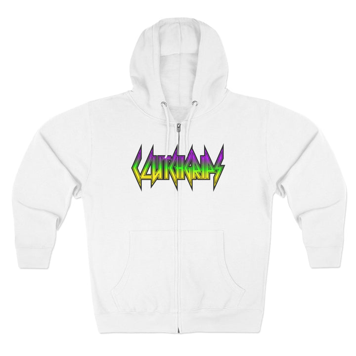 CG LIFT KICK YELLOW GREEN PURPLE FADE /KILL OR BE KILLED ZIP UP