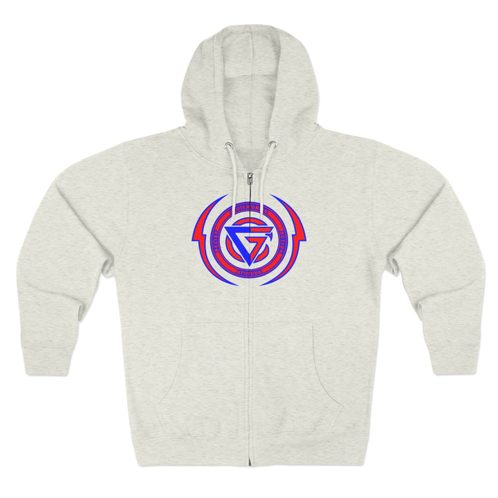 CG STAND OFF RED BLUE /AMERICAN SAVAGE ZIP UP
