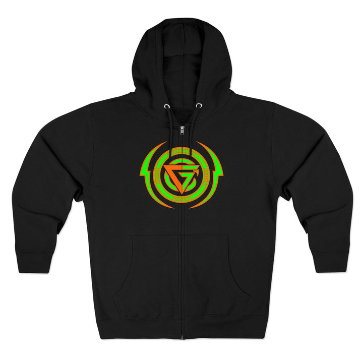 SPARTAN LIFT ORANGE GREEN  /LIFT HARDER ZIP UP