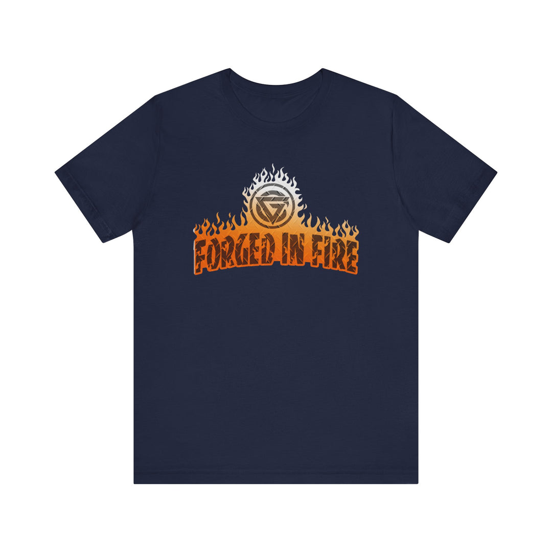 FORGED IN FIRE ORNGE WHITE /DIAMOND PLATE STYLE