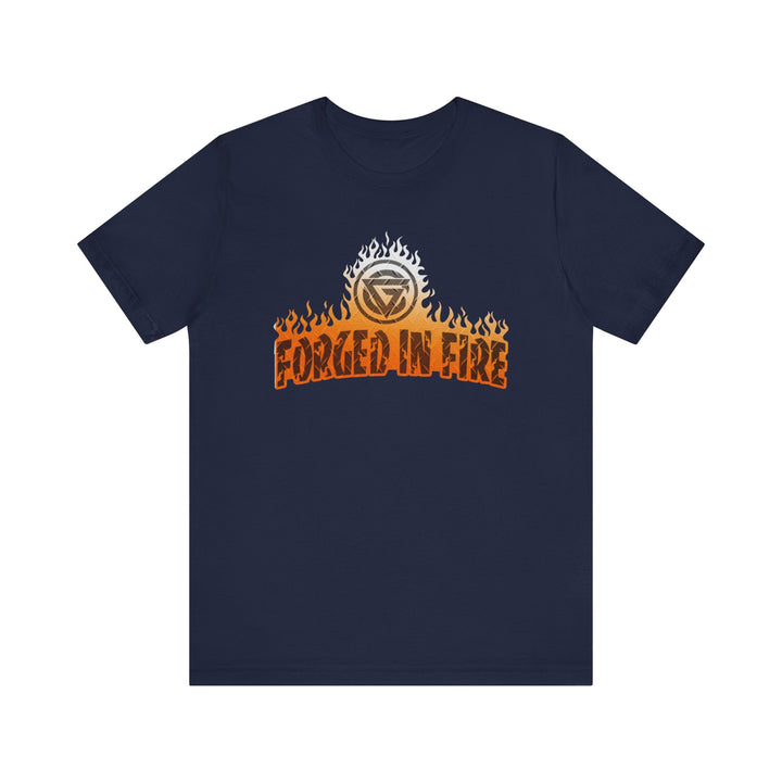 FORGED IN FIRE ORNGE WHITE /DIAMOND PLATE STYLE