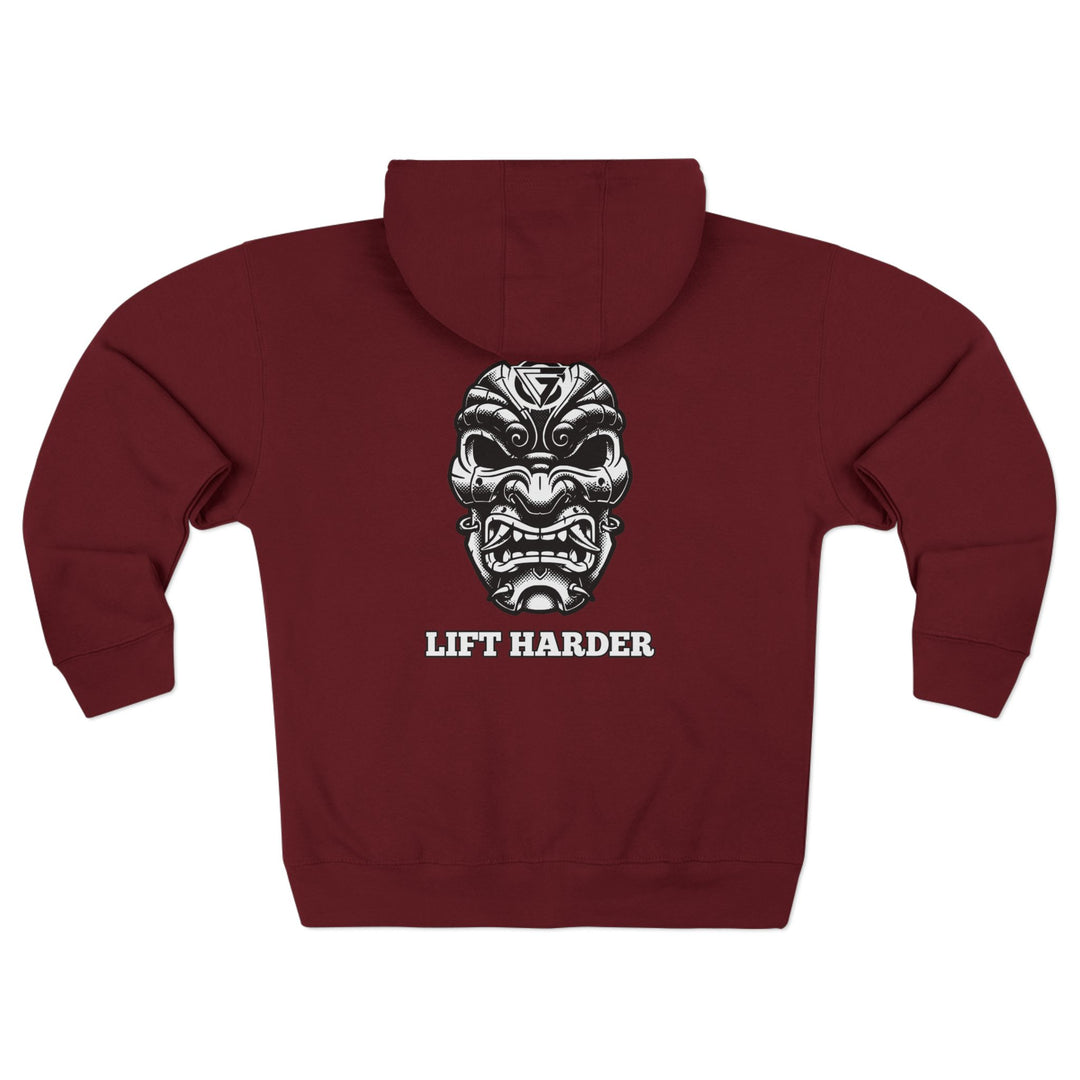 SAMURAI MAC BLACK WHITE /LIFT HARDER ZIP UP
