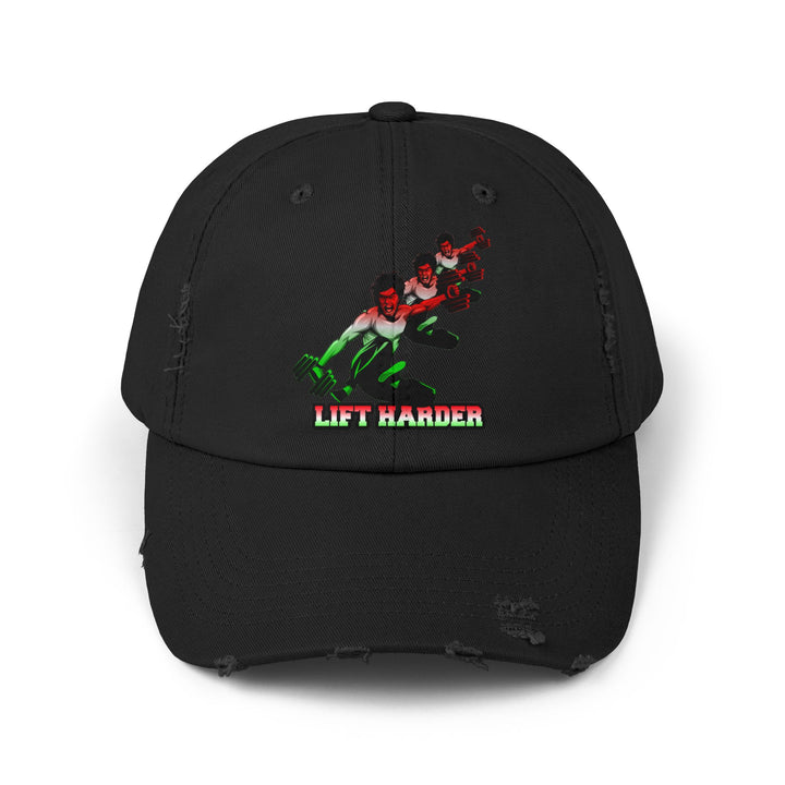 MAC LEE RED WHITE GREEN FADE LIFT KICK /LIFT HARDER CAP