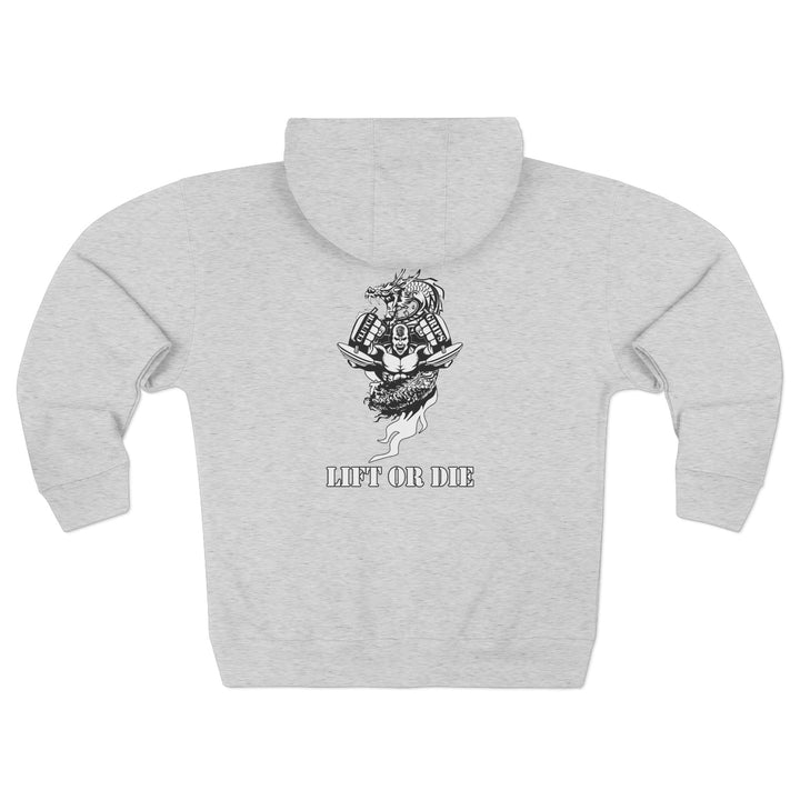 CG MAC DRAGON SNAP WHITE/LIFT OR DIE ZIP UP