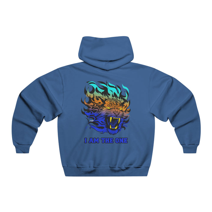 TIGER FLAME BLUE ORANGE AQUA/ I AM THE ONE