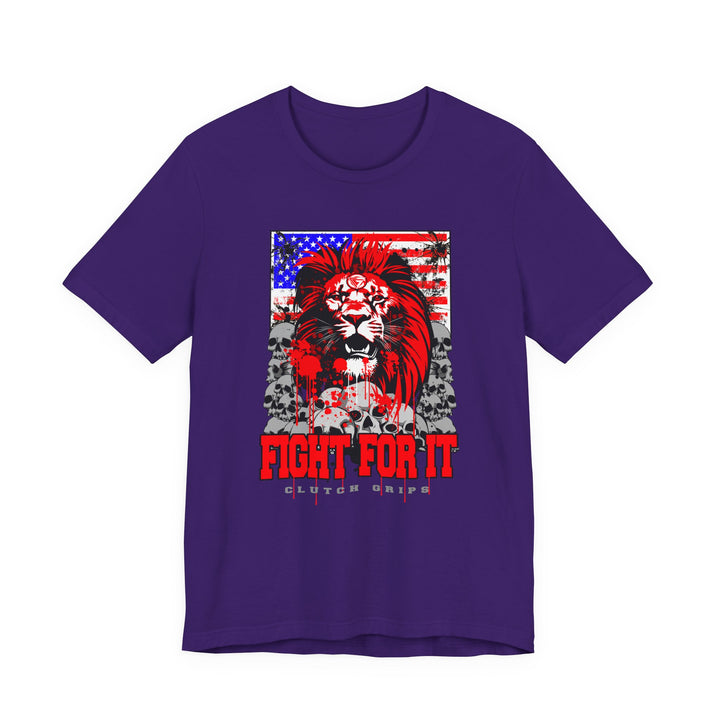 LIONHEART USA FLAG RED WHITE BLUE /FIGHT FOR IT