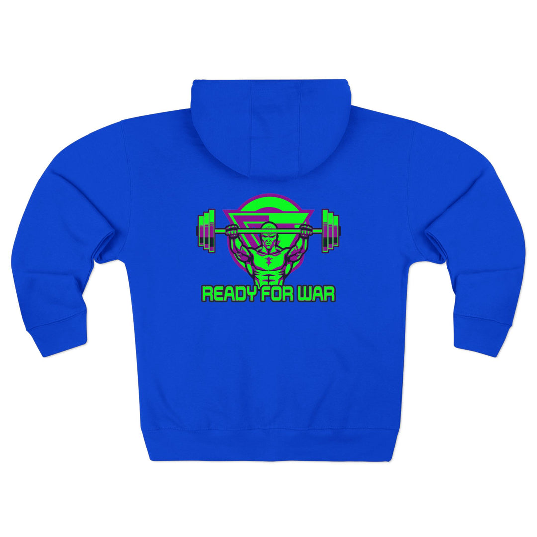 ENTER THE MAC PURPLE GREEN/READY FOR WAR ZIP UP