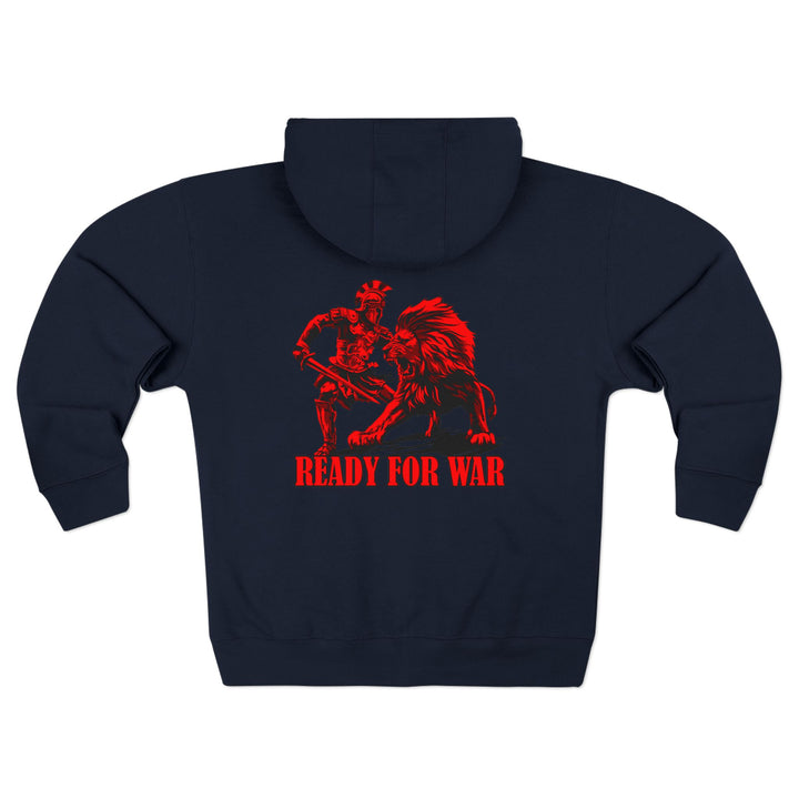 CG LION TAMER  RED /READY FOR WAR ZIP UP