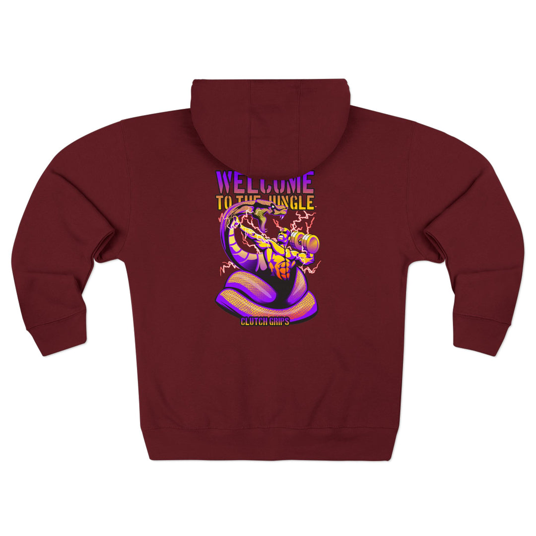 MAC VS SNAKE PURPLE GOLD /WELCOME TO THE JUNGLE ZIP UP